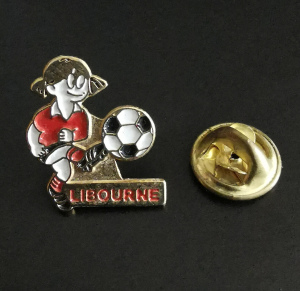 Pin's Libourne Foot