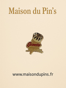 Pin's Cornetto Coeur de crème